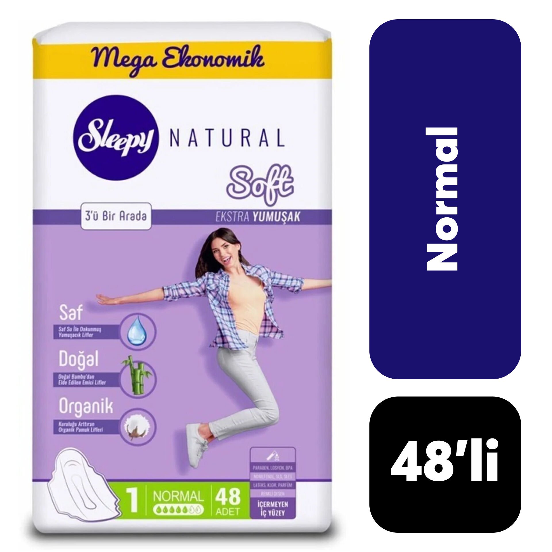 Sleepy Ped 4'lü Normal Mega 48'li