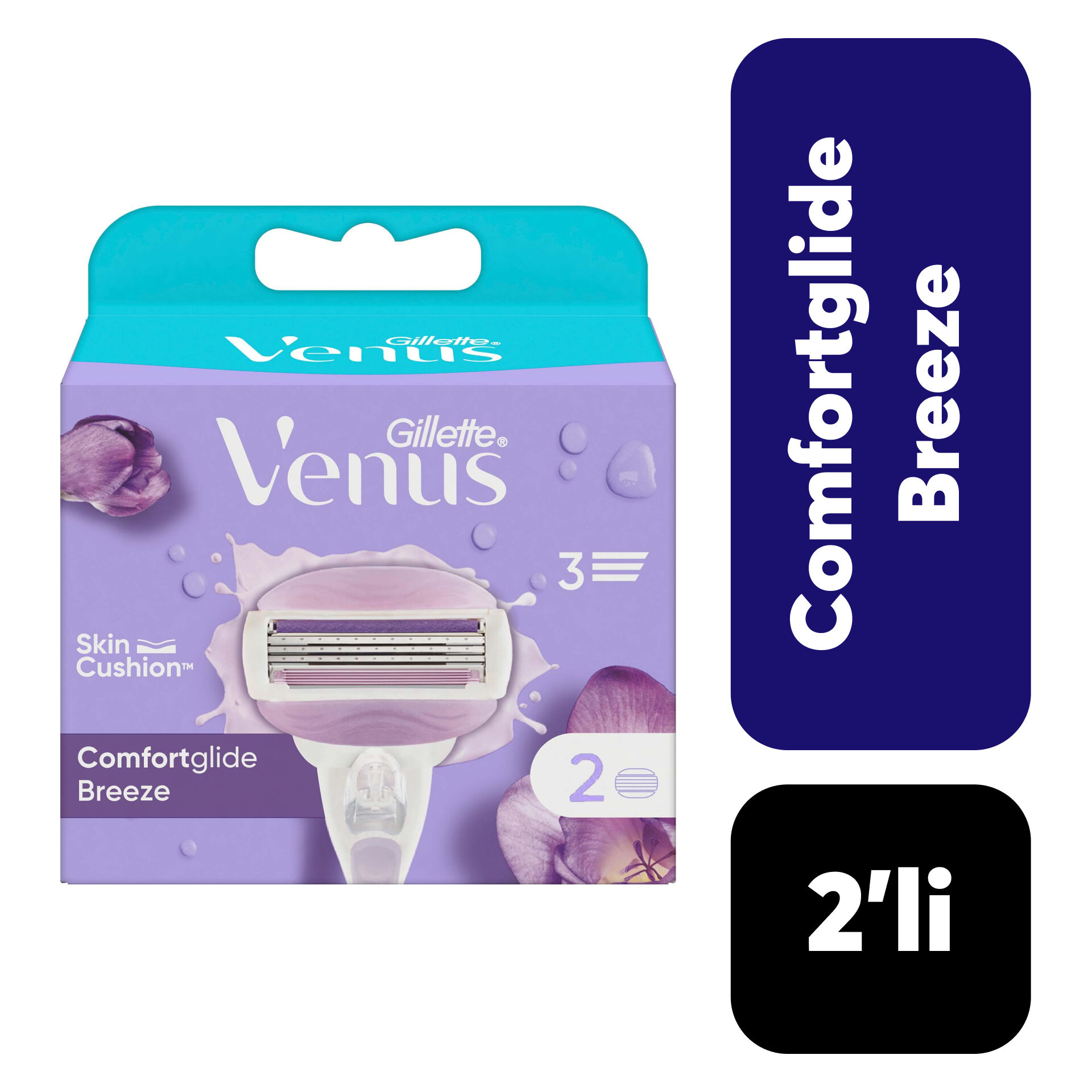 Gillette Yedek Başlık Venüs Breeze 2’li