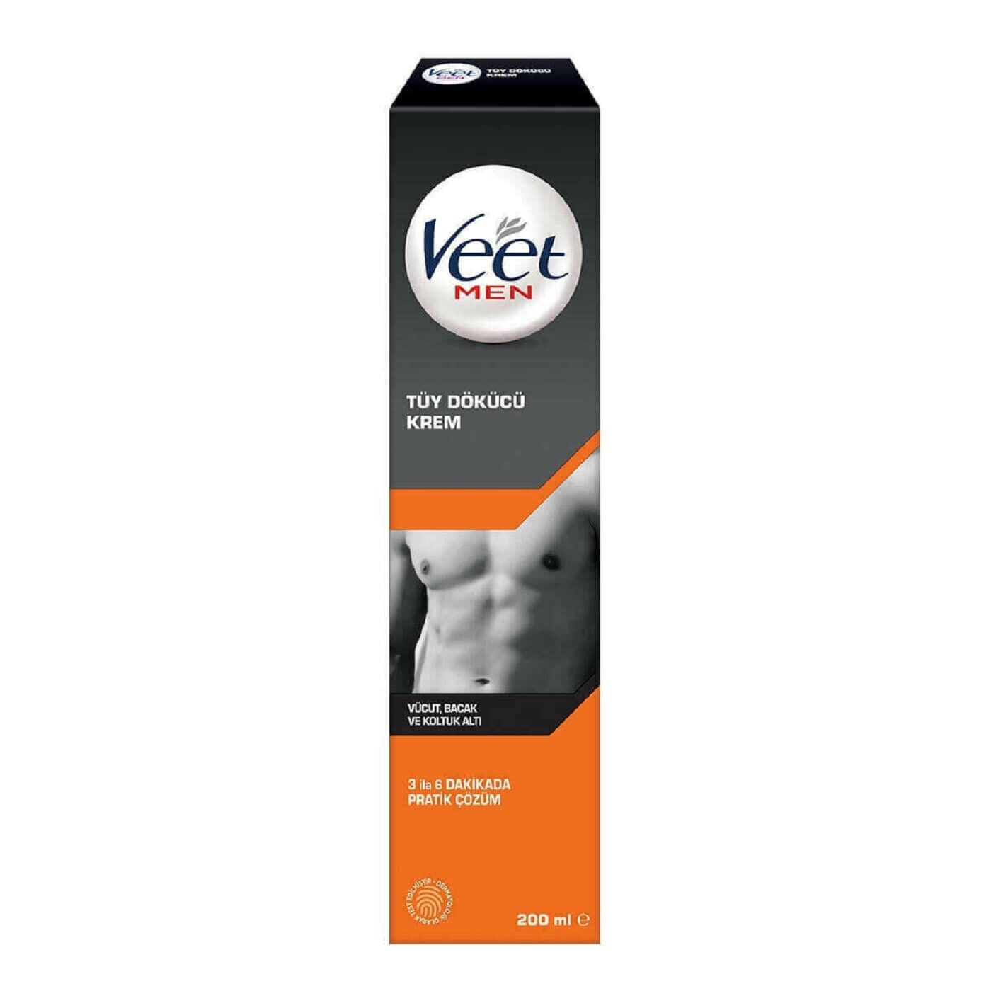 Veet Men Normal Ciltler için Tüy Dökücü Krem 200 ml