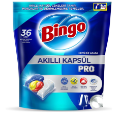 Bingo Akıllı Kapsül Pro Bulaşık Makinesi Deterjanı Tableti 36'lı