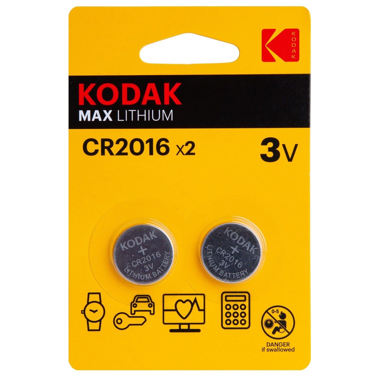 Pil Kodak Düğme Pil 2'li 2016
