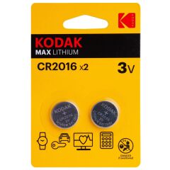 Pil Kodak Düğme Pil 2'li 2016