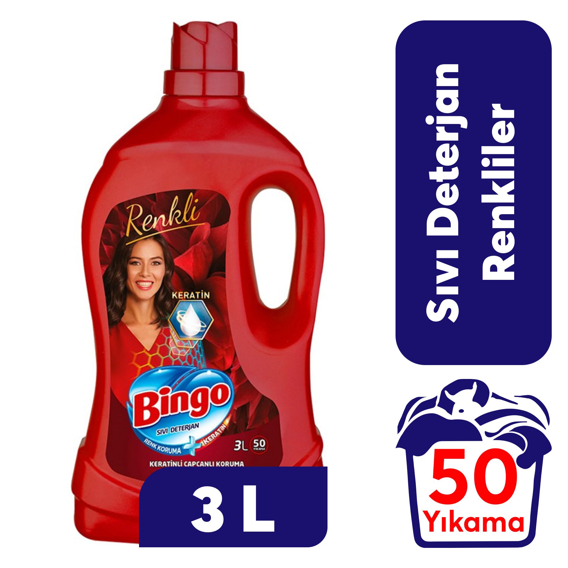 Sıvı Deterjan Bingo 3 L Renkliler