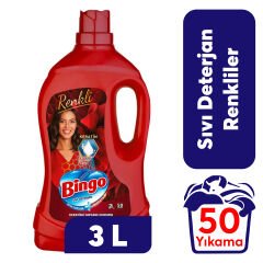 Sıvı Deterjan Bingo 3 L Renkliler