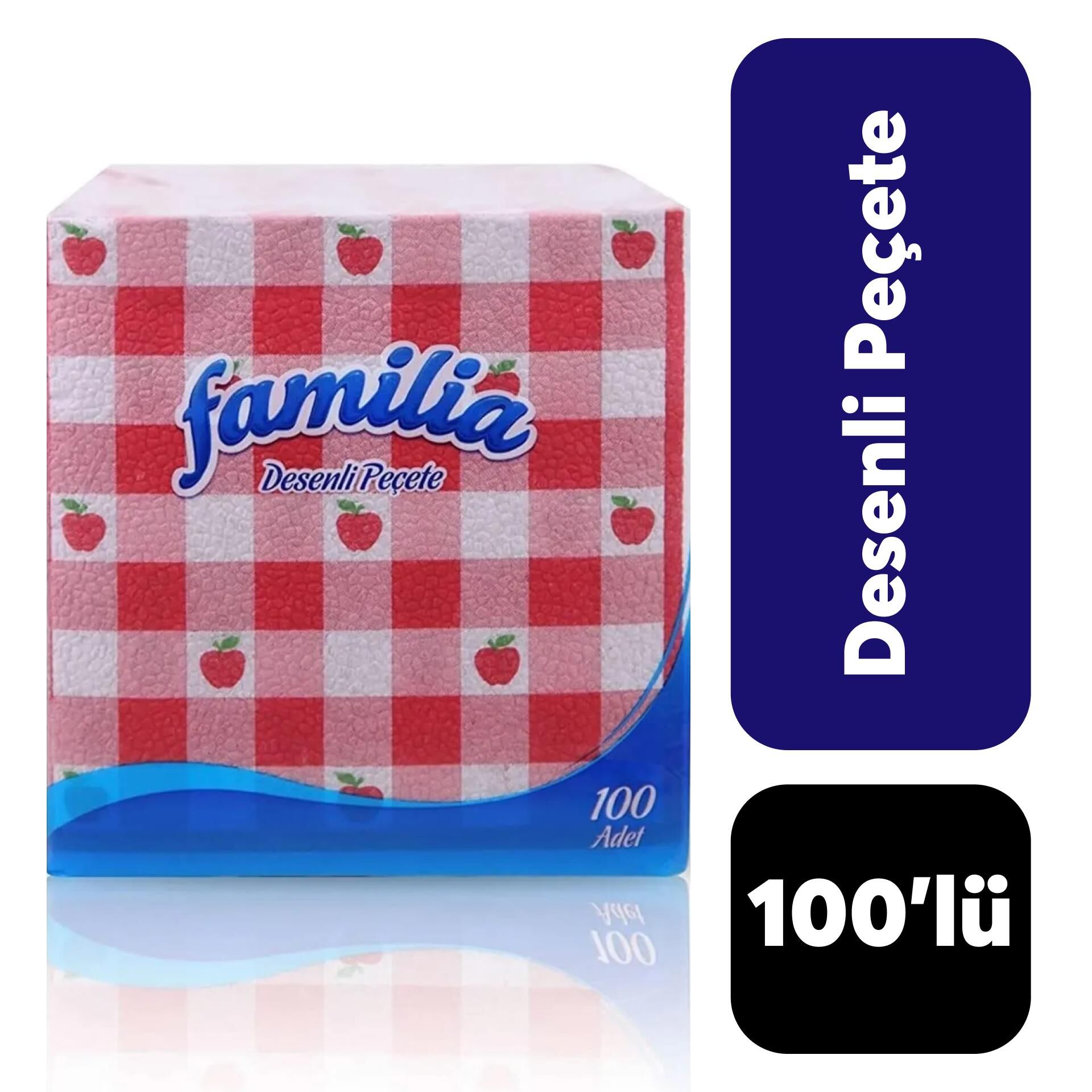 Peçete Familia 100'lü Desenli