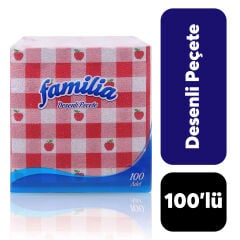 Kağıt Peçete Familia 100'lü Desenli