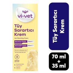 Vi-vet Tüy .Sarartıcı Krem 70 ml + 35 ml