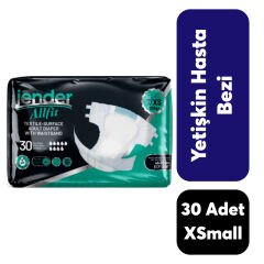.Jender Yetişkin bantlı Hasta Bezi Xs 30lu
