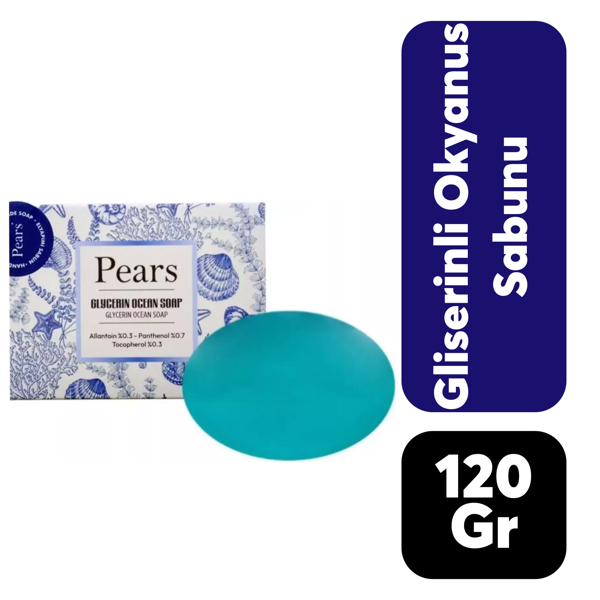 Sabun Pears Gliserinli 120 Gr Okyanus