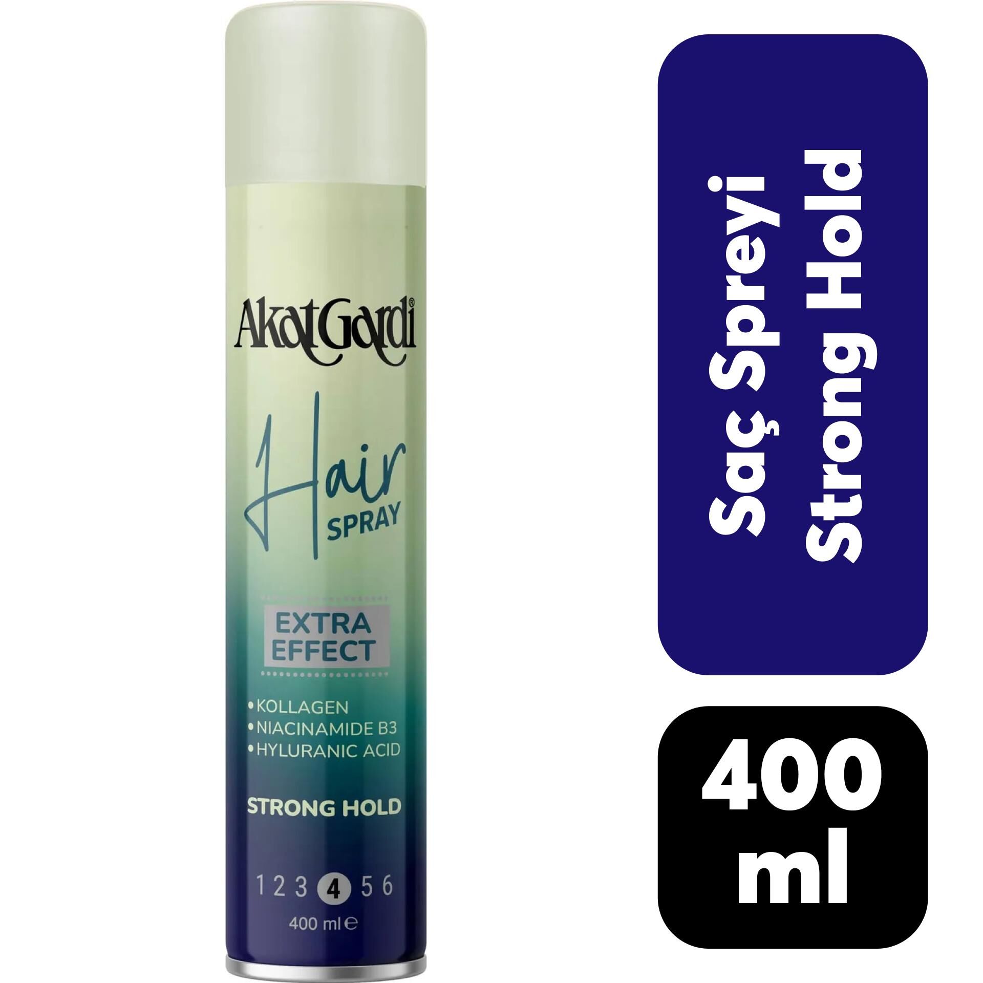 Akat Gardi Saç Spreyi 400 ml Yeşil