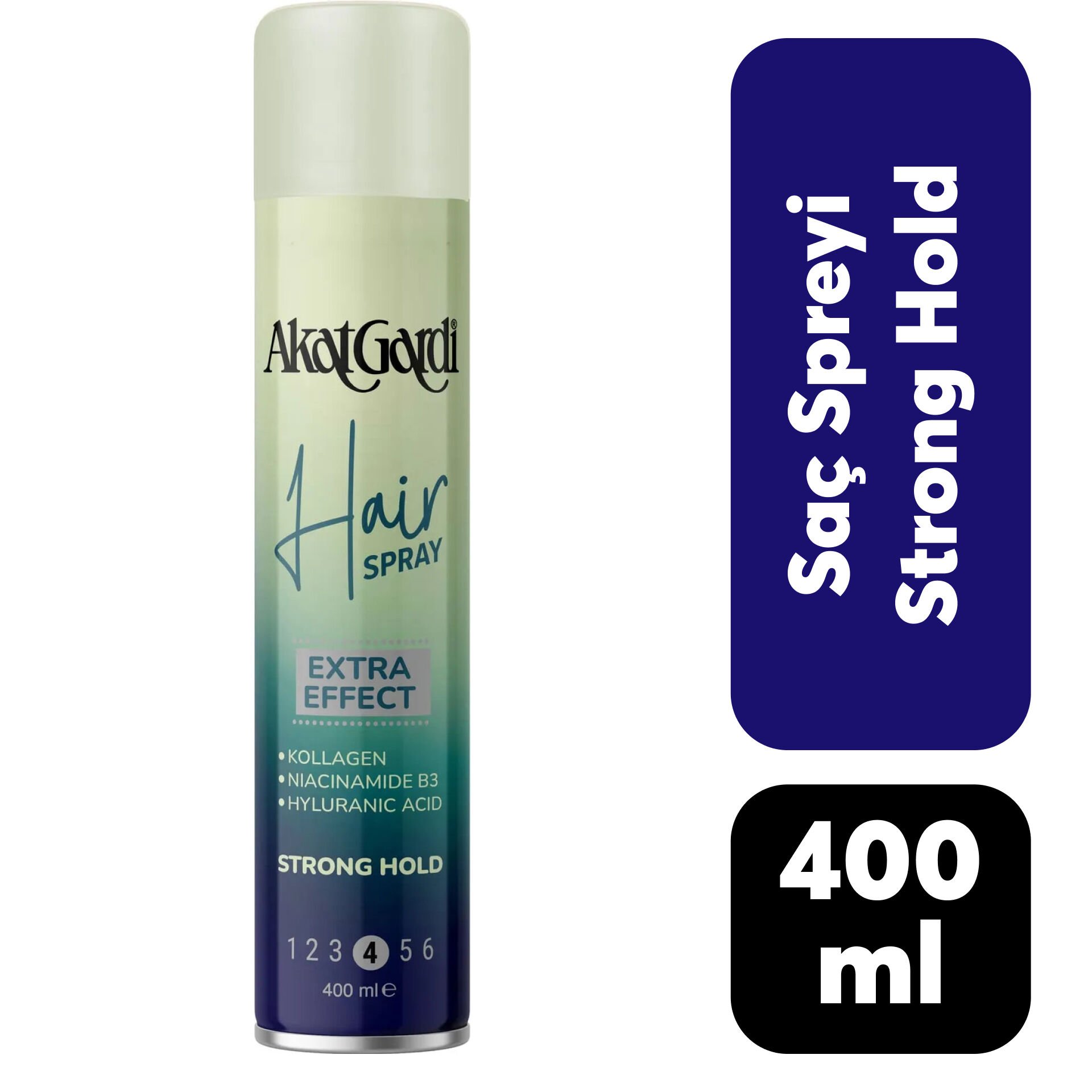 Akat Gardi Saç Spreyi 400 ml Yeşil