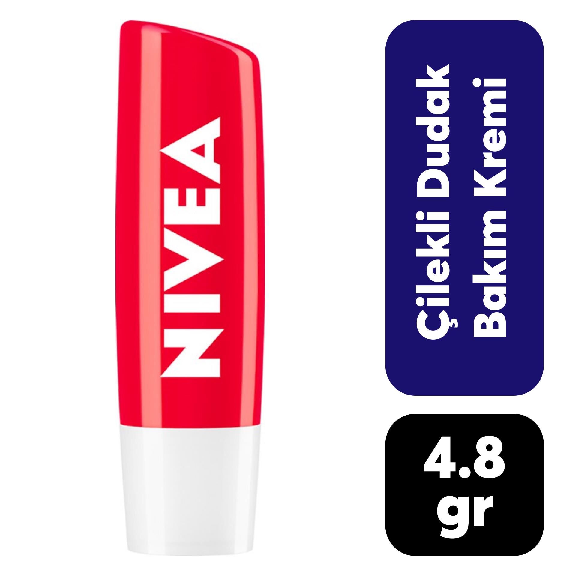 Dudak Kremi Nivea Lip Çilek 4,8 gr