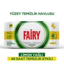 ..Yüzey Temizlik Havlusu Fairy 100 ml Limon Yağlı