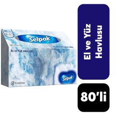 Kağıt Havlu Selpak El ve Yüz Havlusu 80'li Kutulu