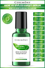 .Ceremony Akne ve Sivilce Karşıtı Cilt Bakım Serumu Roll-on 10ml