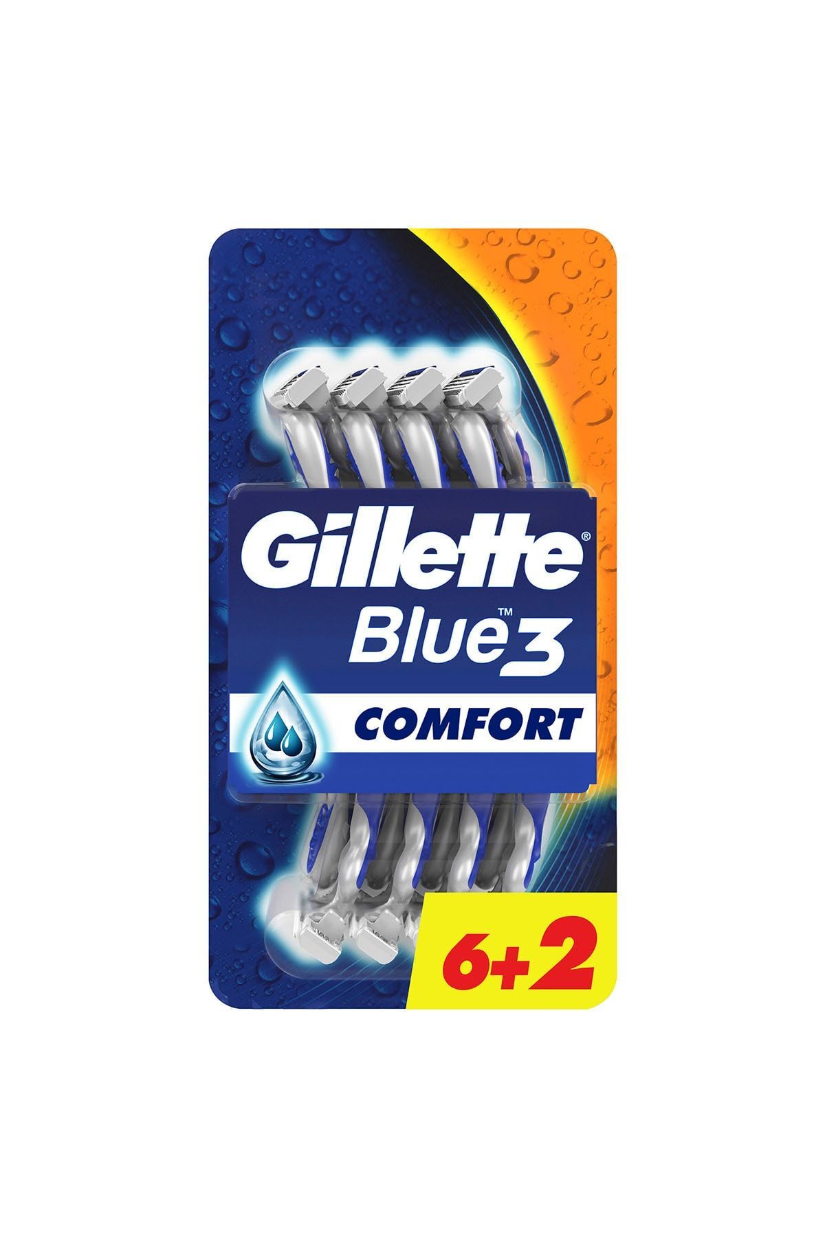 Poşet Gillette Tıraş Bıçağı Blue3 8'li Comfort