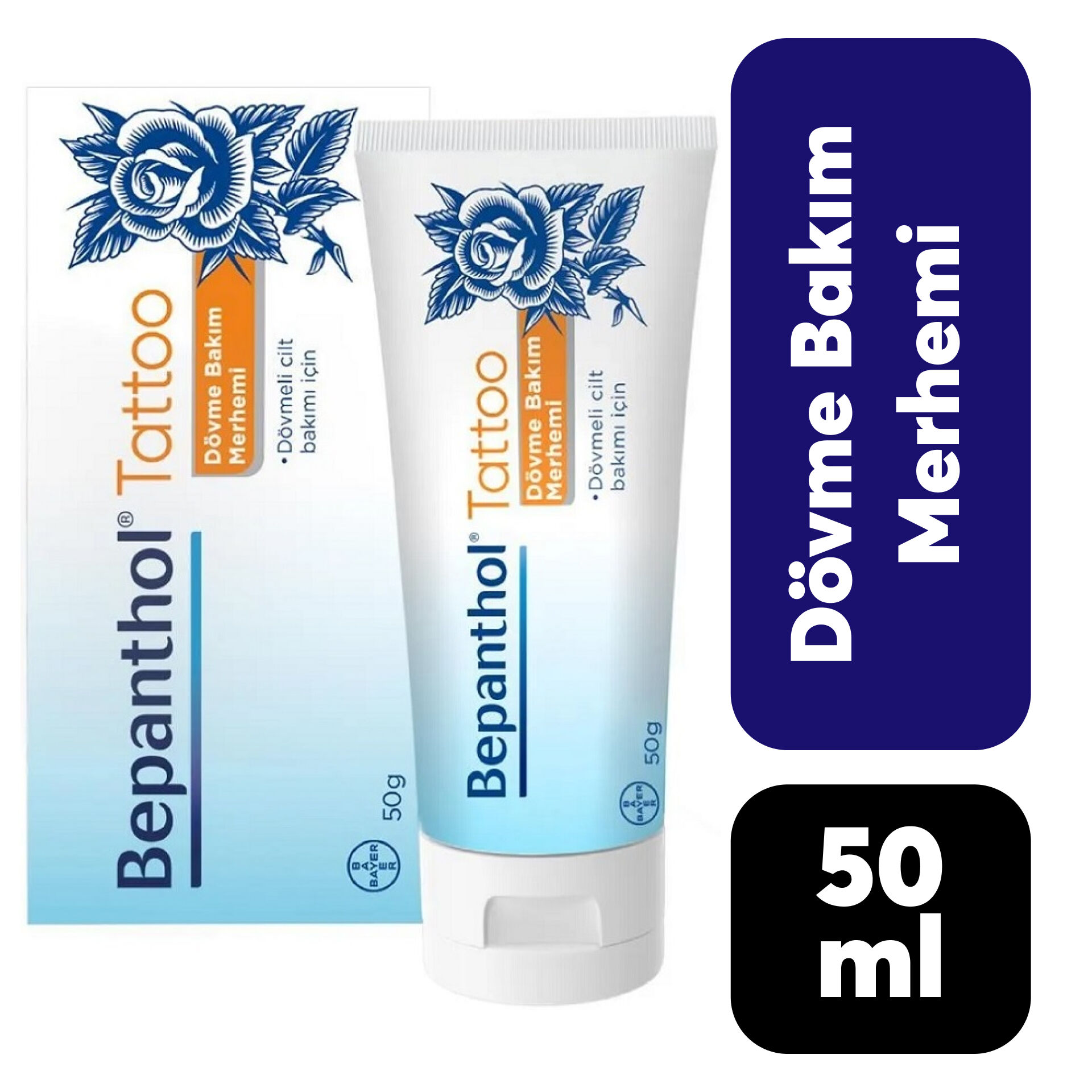 .Krem Bepanthol Dövme Bakım Merhemi 50 gr