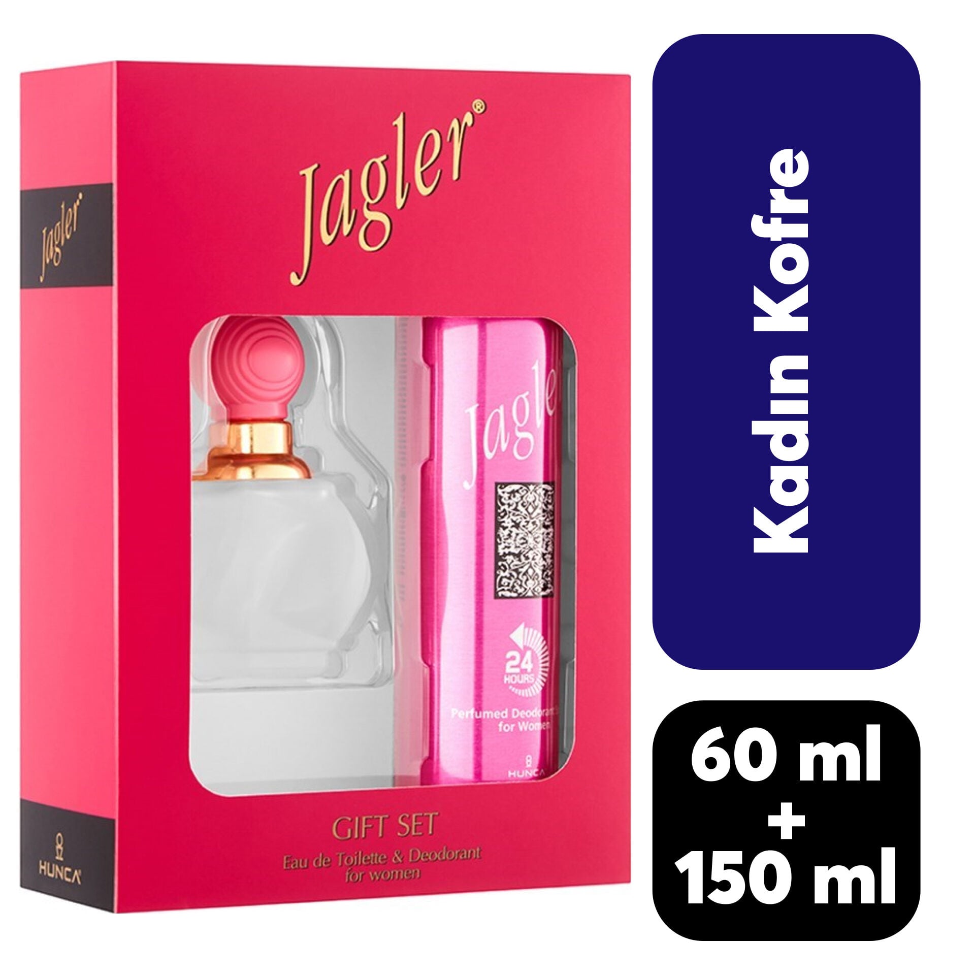 Kofre Kadın Jagler Parfüm 60 ml + Deodorant 150 ml