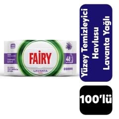 ..Yüzey Temizlik Havlusu Fairy 100'lü Lavanta Yağlı