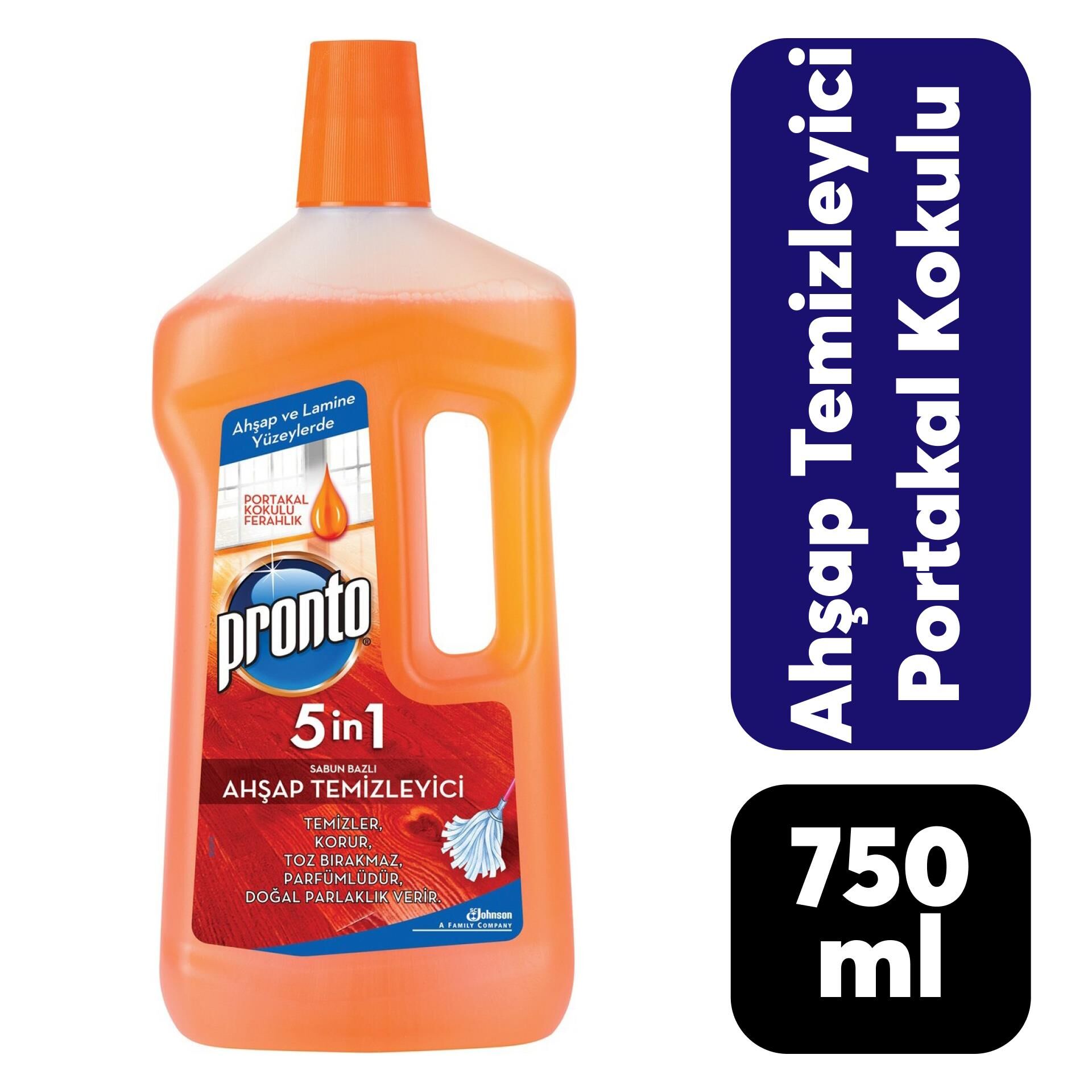 .Pronto 750 ml Ahşap Temizleyici Portakal Kokulu