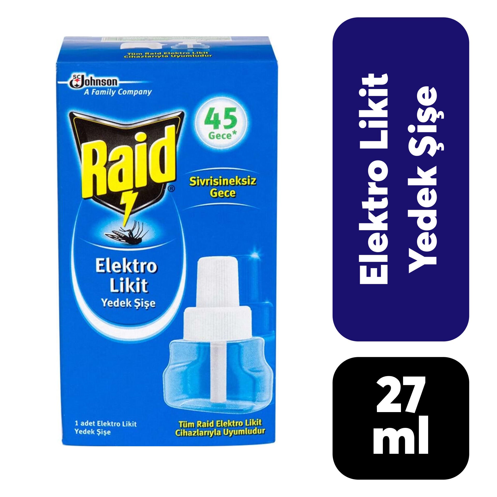 Raid Elektro Likit 27 Ml Yedek Şişe