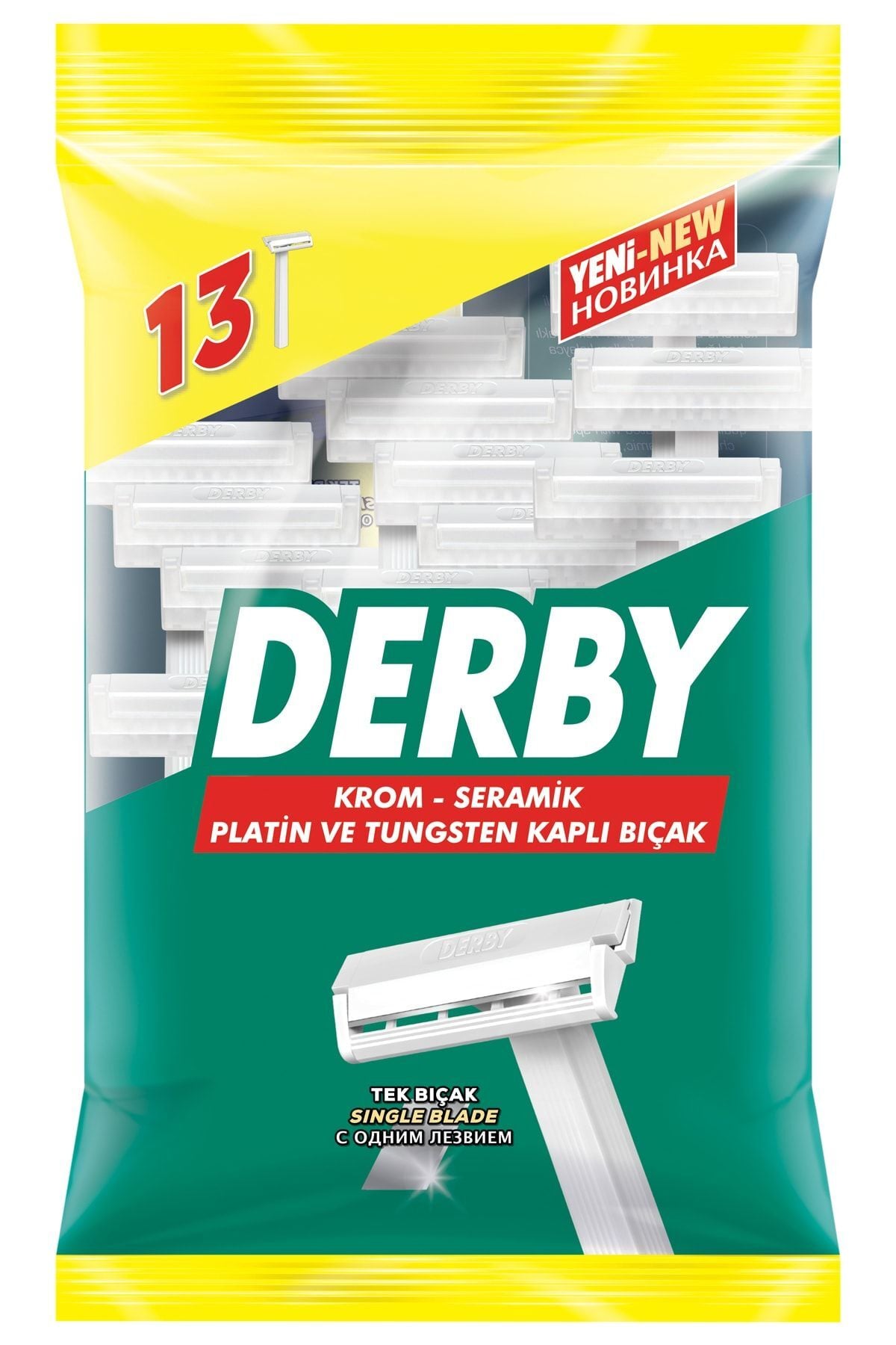 Poşet Derby 13'lü Kulan-At Tıraş Bıçağı