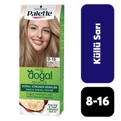 Doğal Palette 8-16 Küllü Sarı