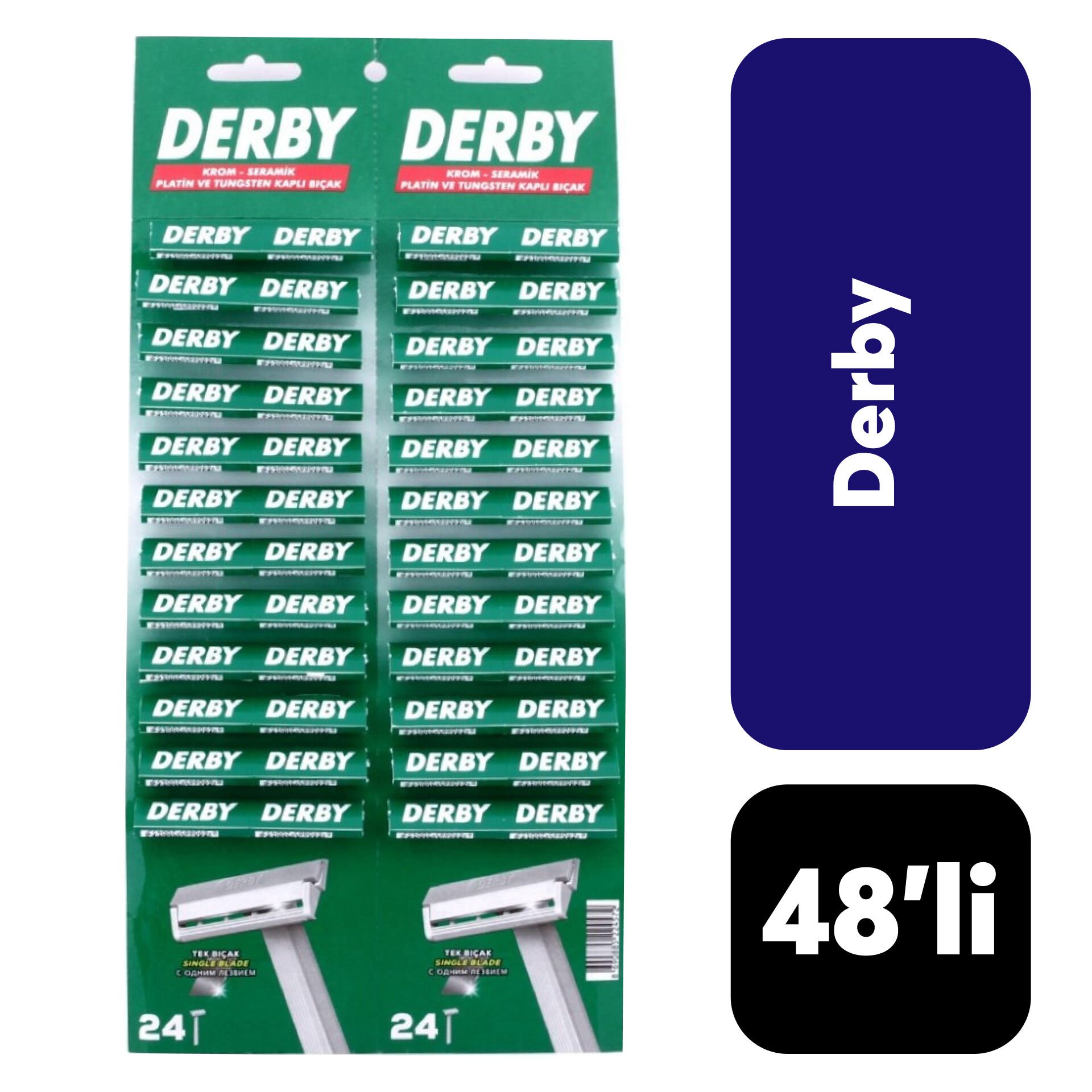 Kartela Derby 48'li Tek Bıçaklı***