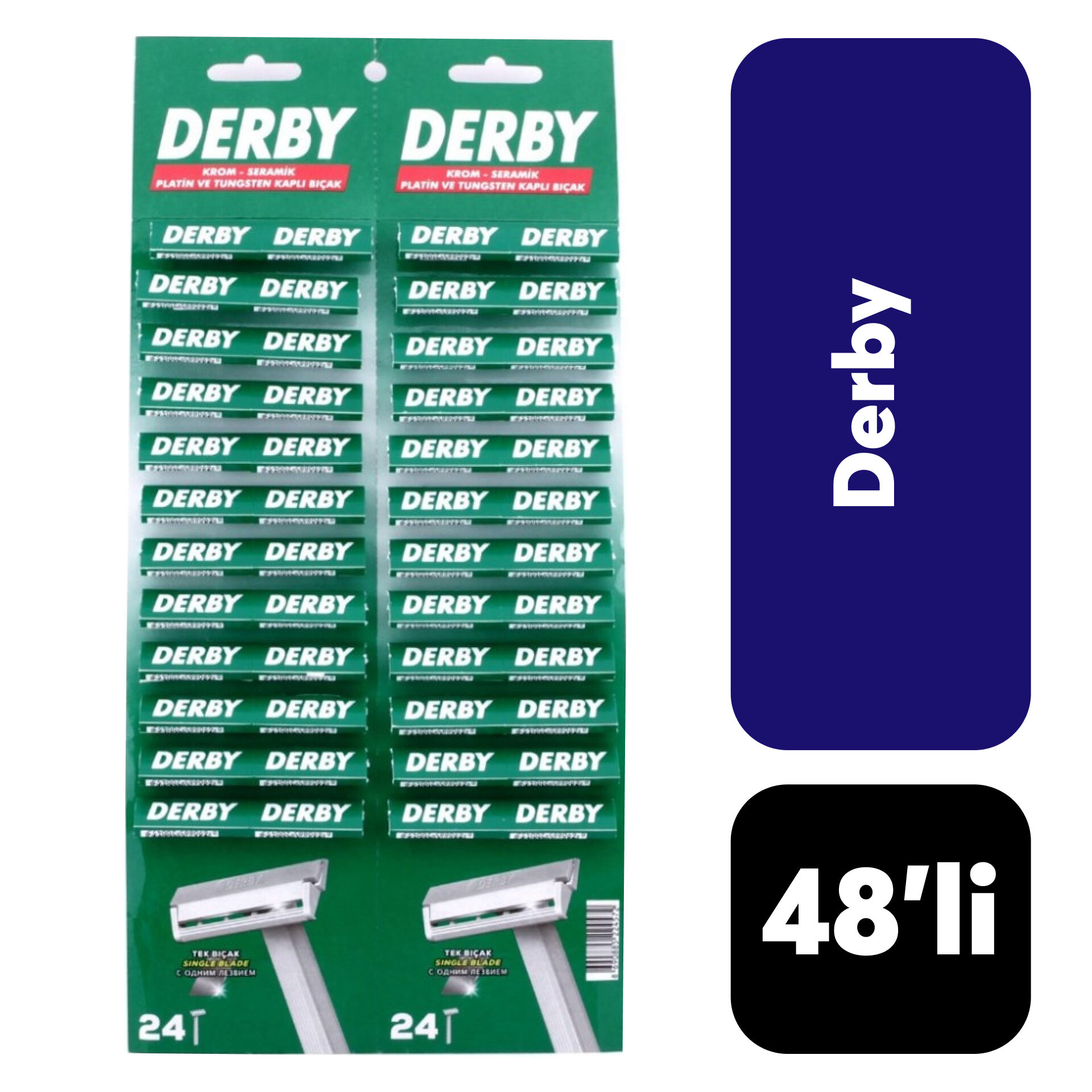 Kartela Derby 48'li Tek Bıçaklı***