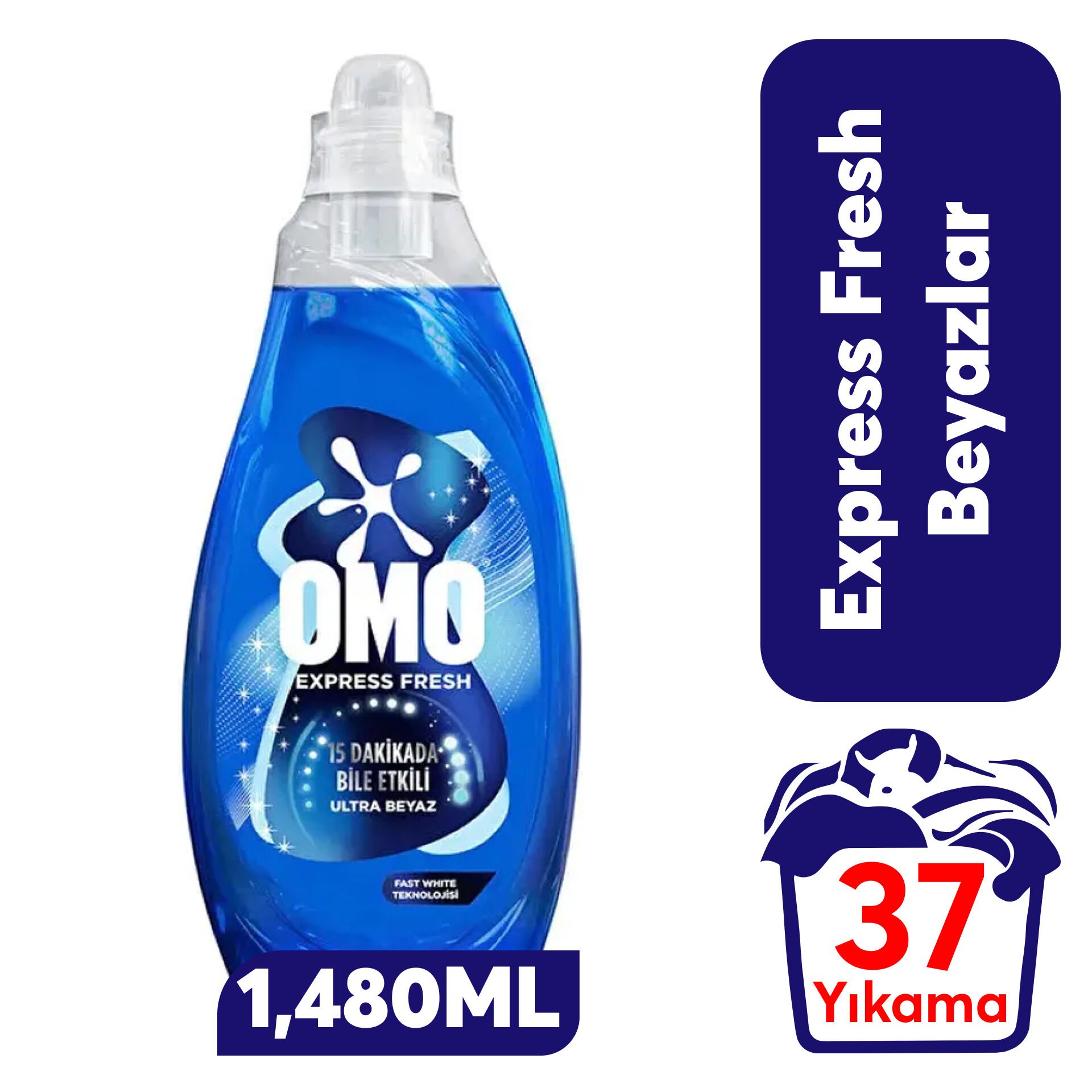 Sıvı Deterjan Omo 1480 ml Beyazlar