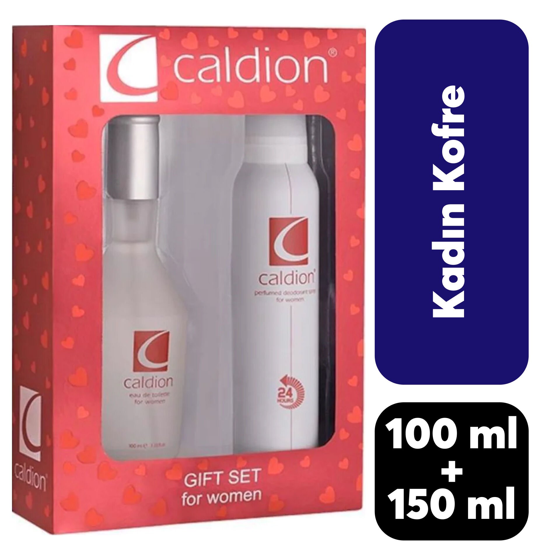 Kofre Kadın Caldion Parfüm 100 ml + Deodorant 150 ml