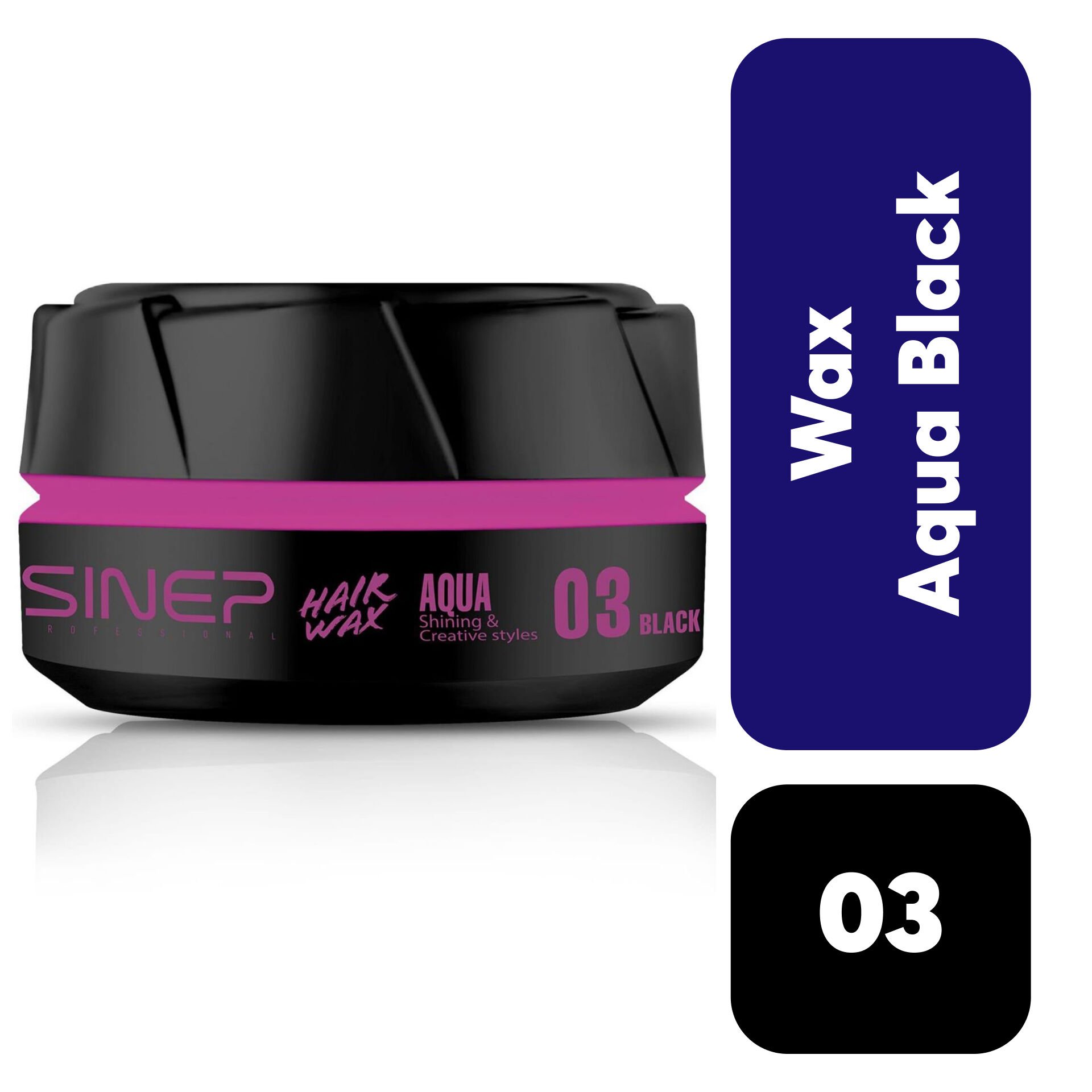 Wax Sınep 150 ml 03 Aqua Black