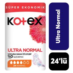 Kotex Ped Ultra 4'lü Normal 24'lü