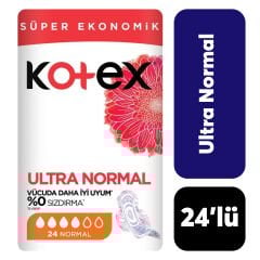 Kotex Ped Ultra 4'lü Normal 24'lü