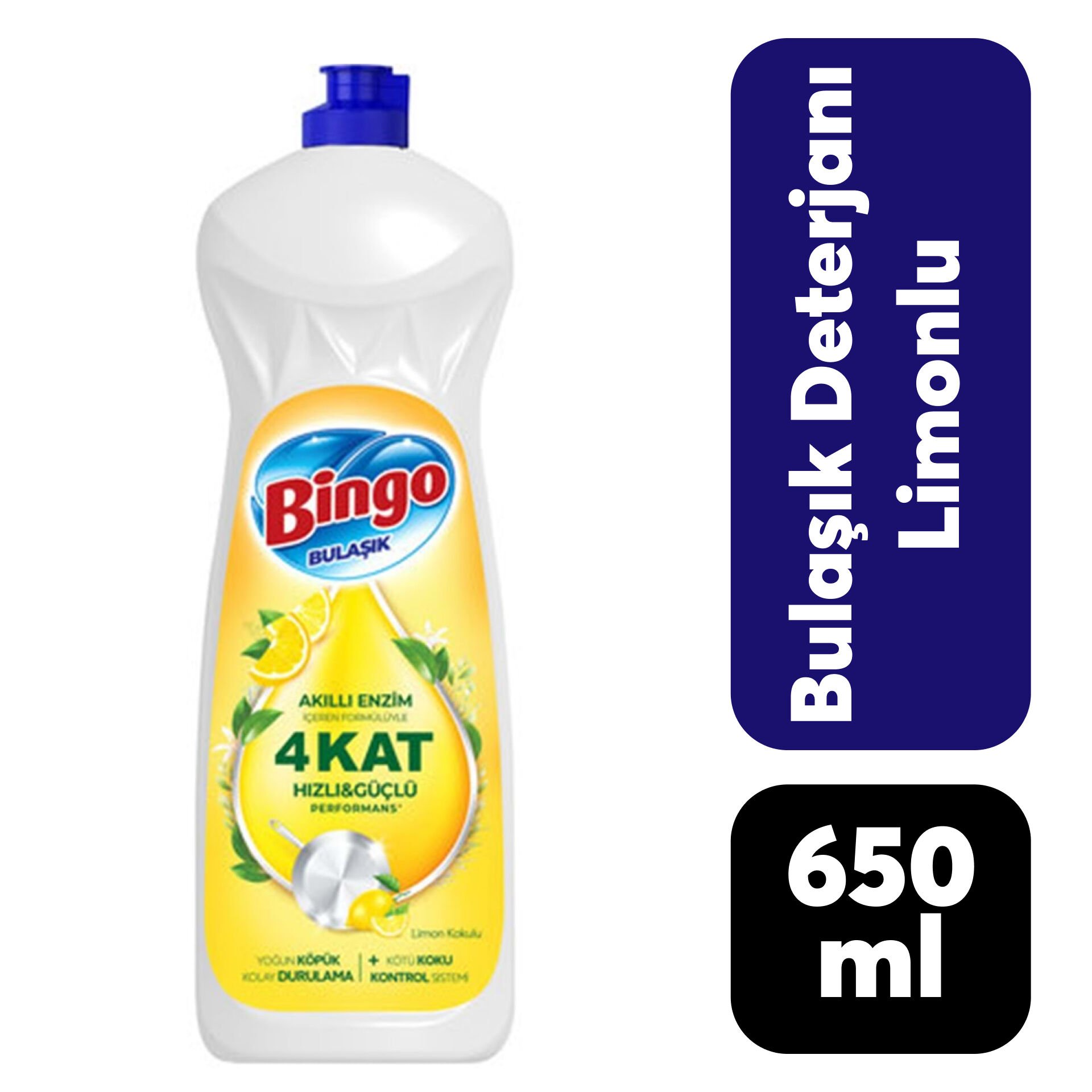 Bulaşık Deterjanı Bingo .650 ml Limon
