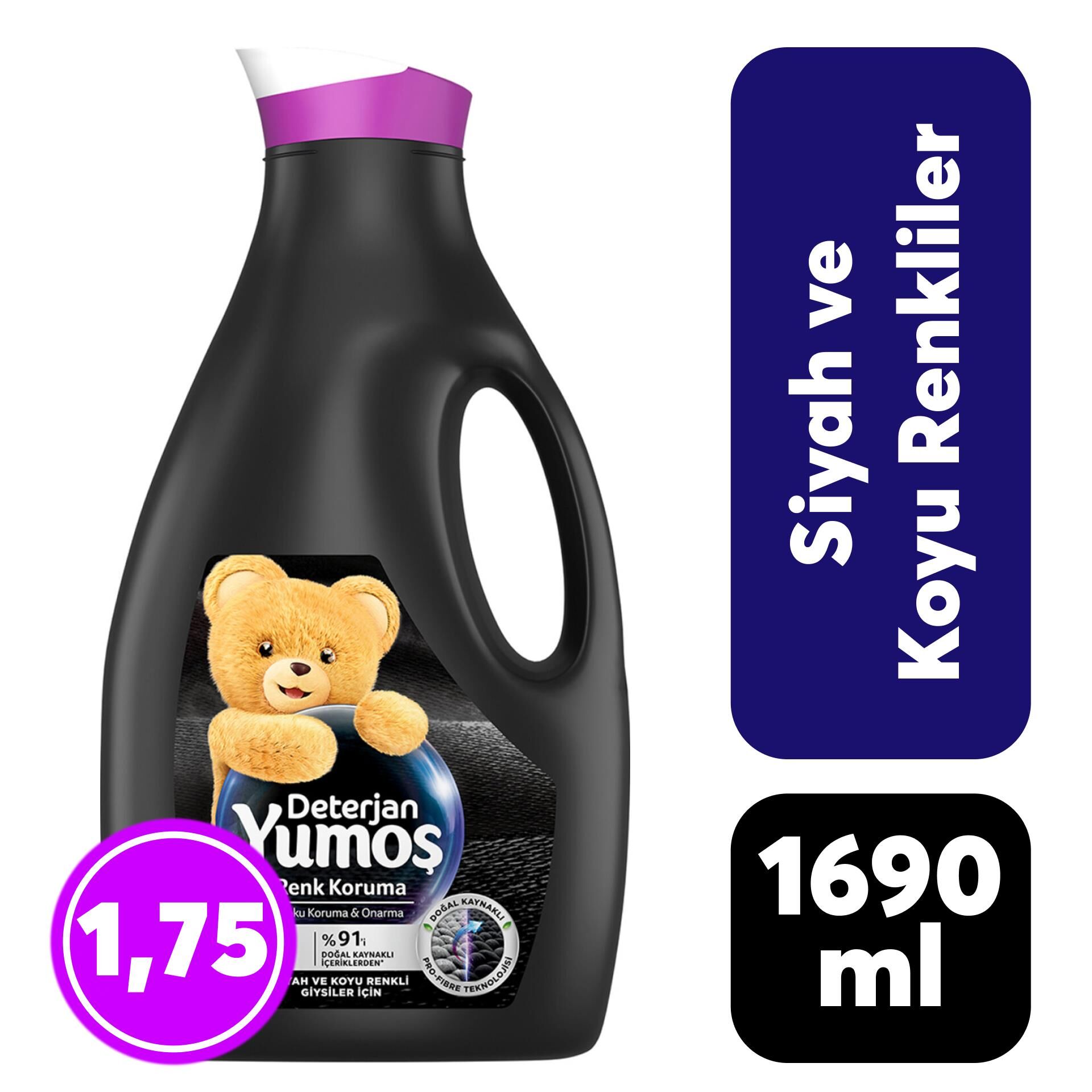 Sıvı Deterjan Yumoş 1690 ml Siyah