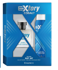 Extory Cobalt Parfüm Seti 75 ml Edt Parfüm + 150 ml Deodorant