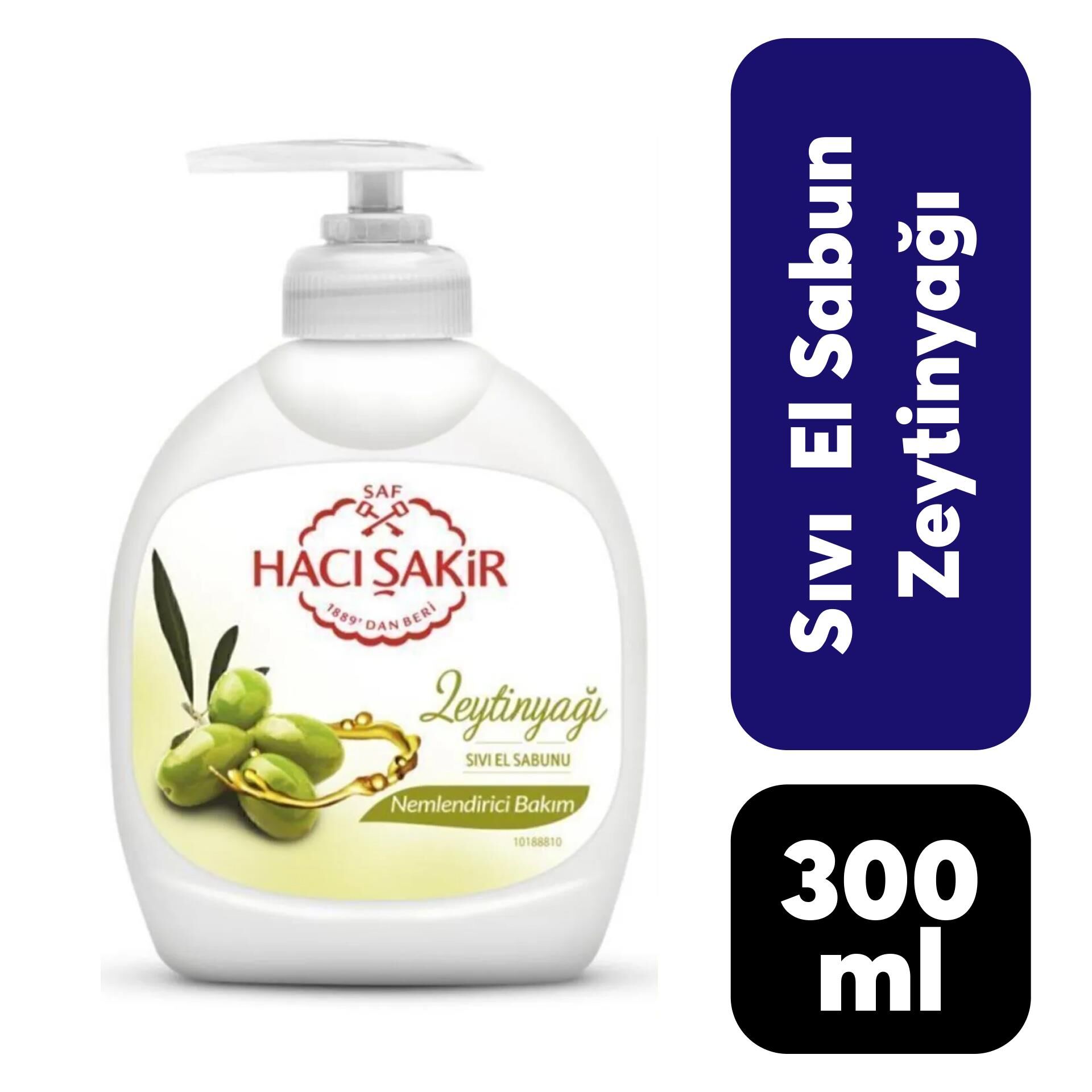 Sabun Sıvı Hacı Şakir 300 ml Zeytinyağı