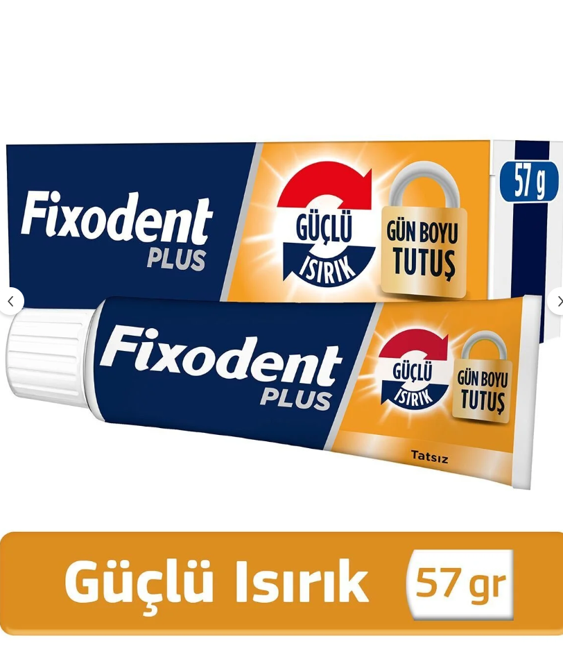 Fixodent Diş Protez Yapıştırıcı Plus Güçlü 57gr