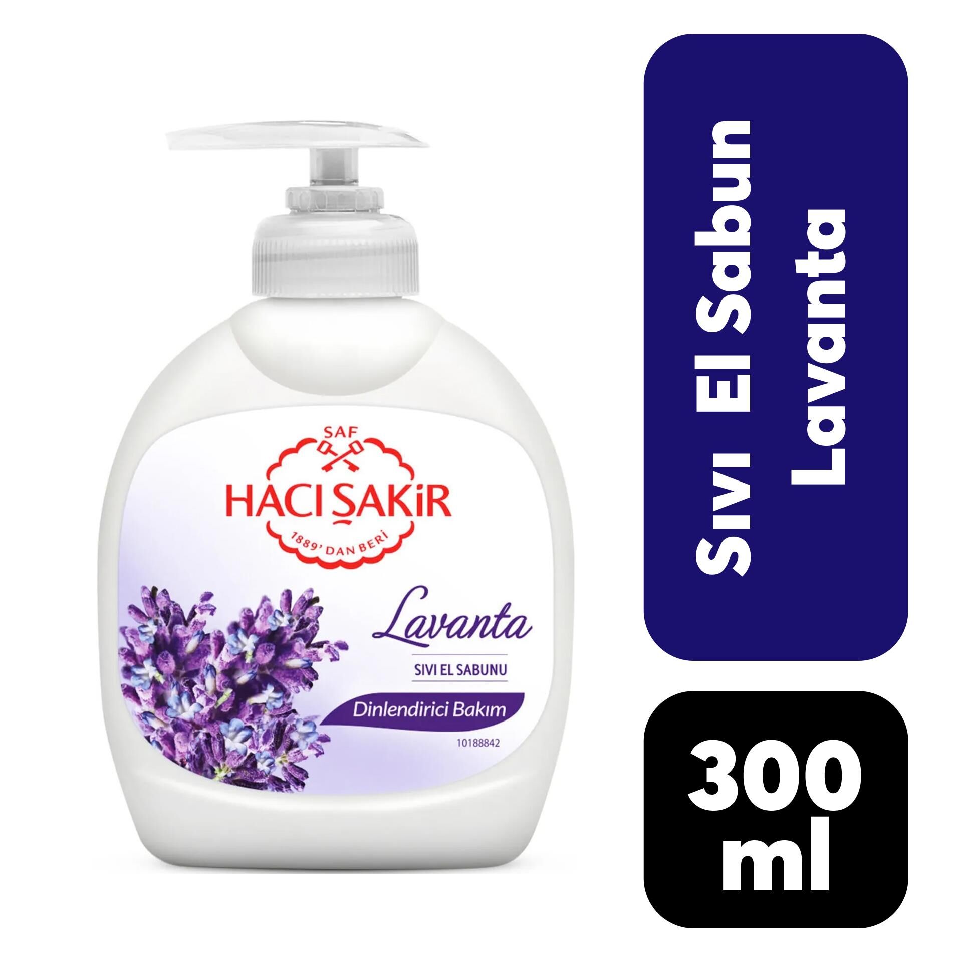Sabun Sıvı Hacı Şakir 300 ml Lavanta