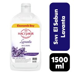 Sabun Sıvı Hacı Şakir 1500 ml Lavanta