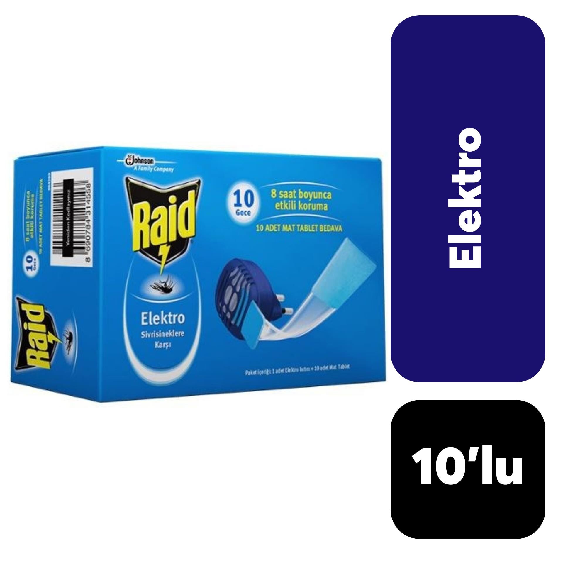 Raid Elektro Isıtıcı 10 Gece