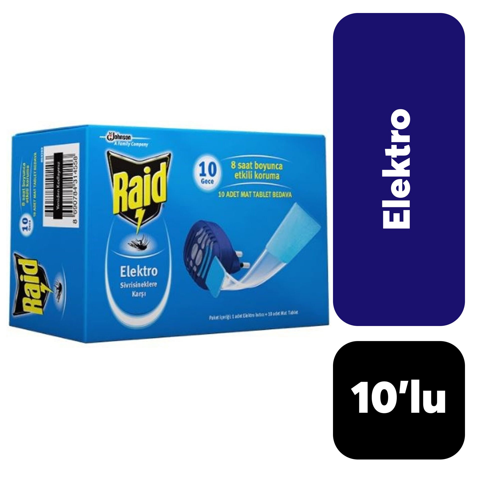 Raid Elektro Isıtıcı 10 Gece