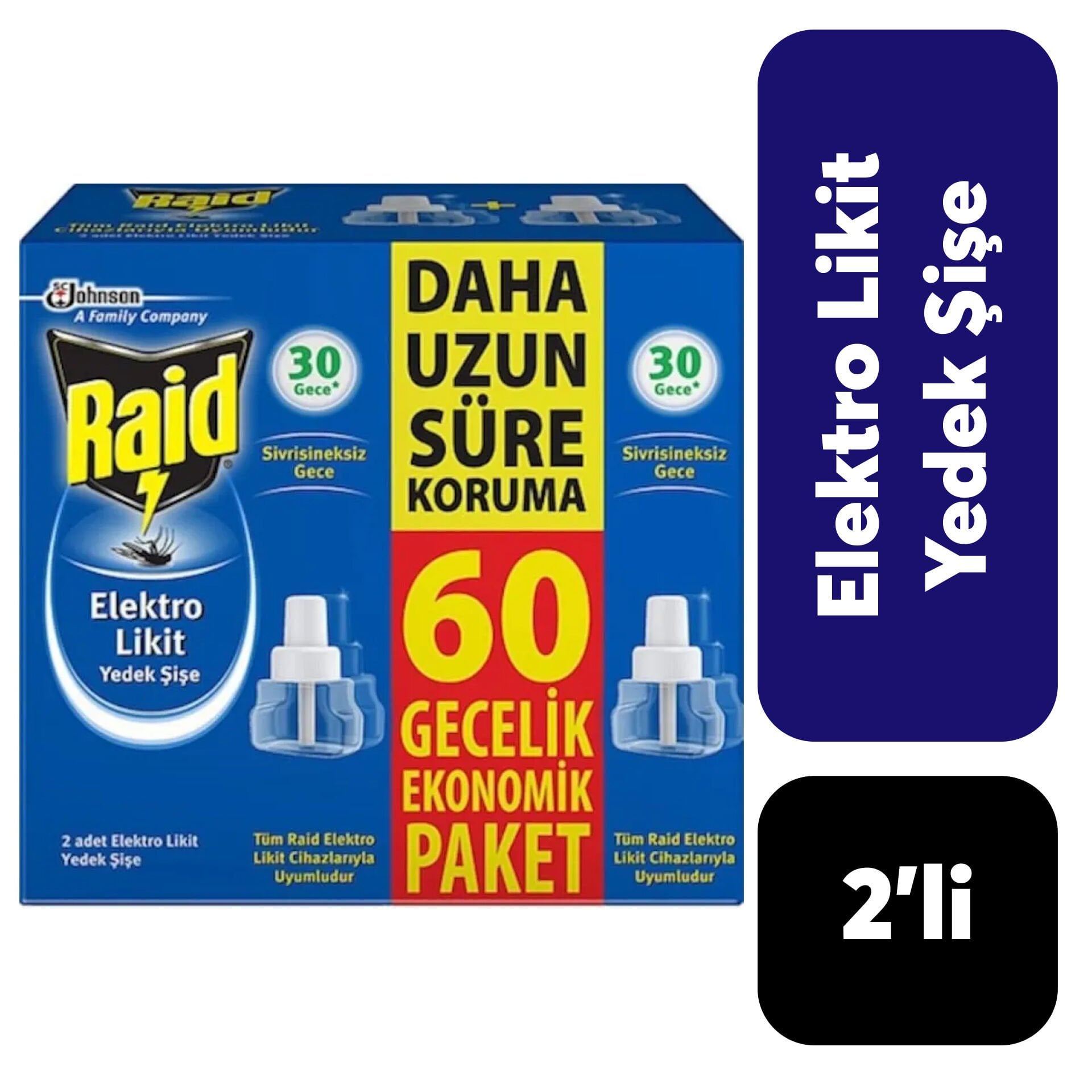 Raid Elektro Likit 1+1 Yedek