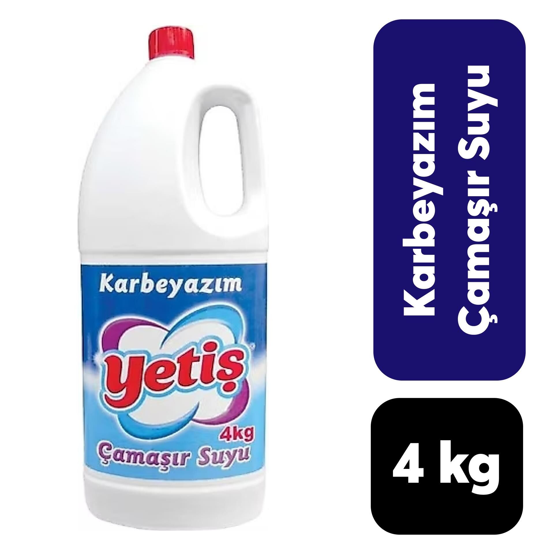 Yetiş Çamaşır Suyu 4 kg Karbeyazım