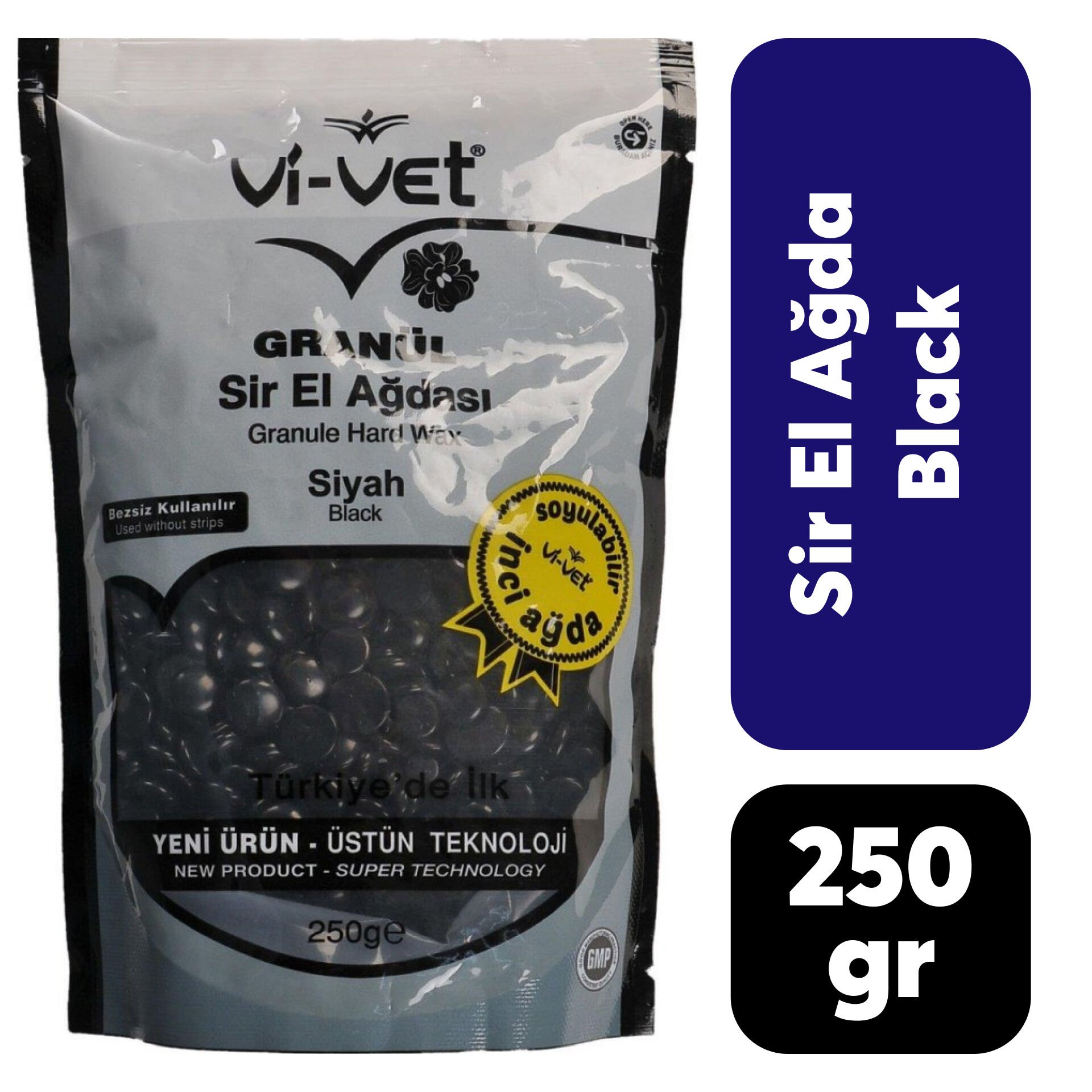 Vi-vet Granüllü Sir El Ağdası 250 gr Siyah