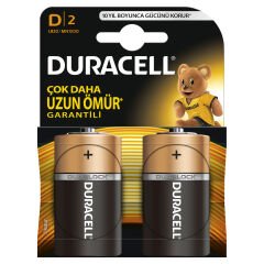 Duracell D Büyük Pil 2'li