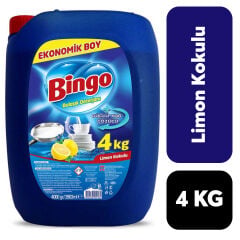 Bulaşık Deterjanı Bingo 4 Kg Limon