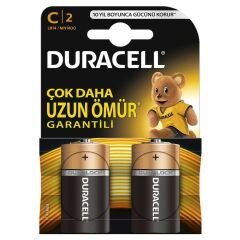 Duracell C Orta Pil 2'li