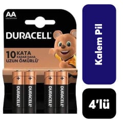 Duracell Kalem Pil 4'lü***